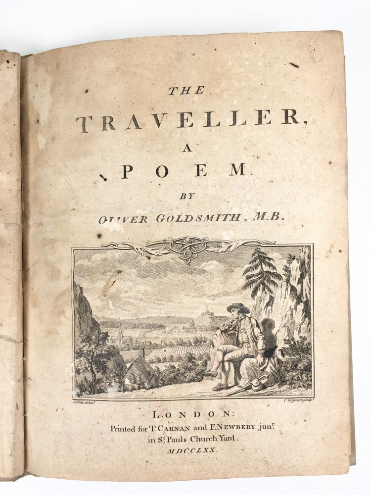 Item #111 The Traveller: A Poem. Oliver Goldsmith.