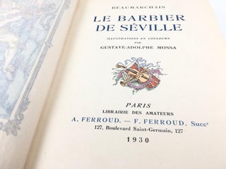 Item #277 Le Barbier de Seville. Pierre Auguste Caron Beaumarchais