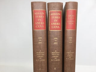 Item #36 Adventures in America 1492 - 1897. Jones Herschel V