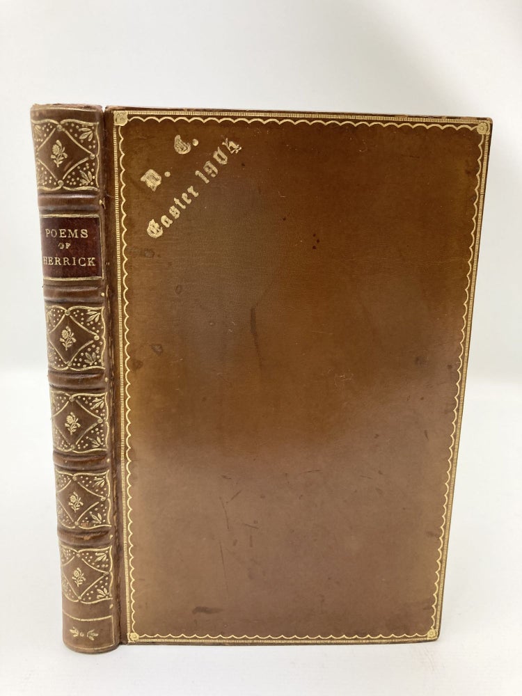 Item #384 Chrysomela: a Selection From the Lyrical Poems of Robert Herrick. Robert Herrick, Francis Turner Palgrave, arranged with.