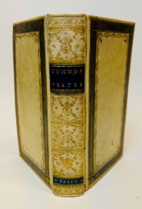 Item #510 Book of Common Prayer; Bound by Edwards of Halifax. Fore-Edge Painting