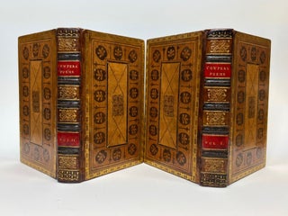 Cowpers Poems 2 Volumes; [Edwards of Halifax] Fore-Edge Painting
