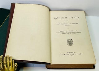 A YANKEE IN CANADA WITH ANTI-SLAVERY AND REFORM PAPERS
