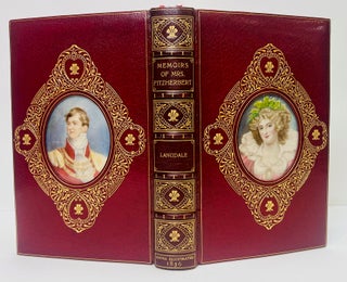 MEMOIRS OF MRS. FITZHERBERT; Cosway Style Binding, Extra illustrated 30 added plates 10 in colour. Charles Langdale.