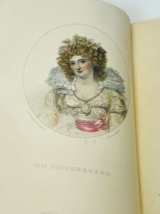 MEMOIRS OF MRS. FITZHERBERT; Cosway Style Binding, Extra illustrated 30 added plates 10 in colour